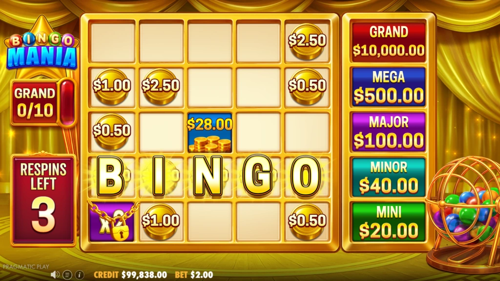 Bingo Mania - Bingo Feature